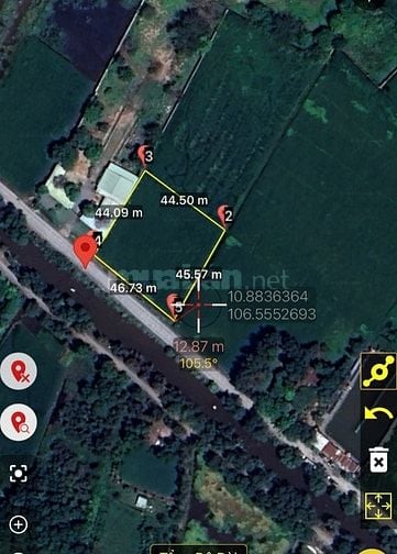 Bán đất mặt tiền Trương Thị Như huyện Hóc Môn giá 12,7 tỷ