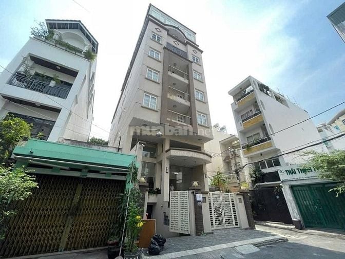 Toà nhà góc 2MT Hoàng Văn Thụ quận Tân Bình (8.1x31m) hầm 8 tầng