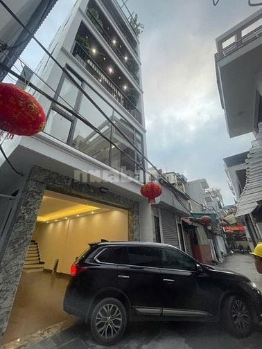 BÁN NHÀ LÔ GÓC NGỌC THỤY - 6TẦNG THANG MÁY - Ô TÔ NGỦ TRONG NHÀ 