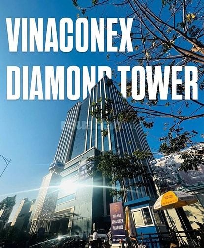 Cho thuê sàn văn phòng hạng A 158m2 tòa Vinaconex Diamond Tower