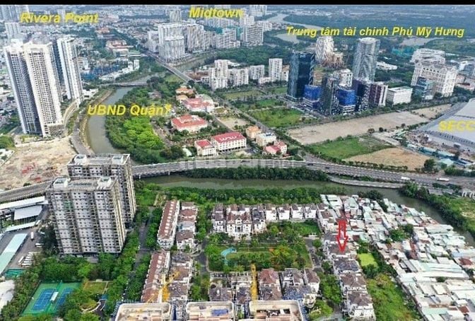 Biệt thự VIP Cityland Reverside quận 7. 10*22 hầm 4 tầng. 43 tỷ.