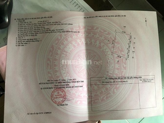 Đất đẹp đường ôto sát bên Kcn Giao Long