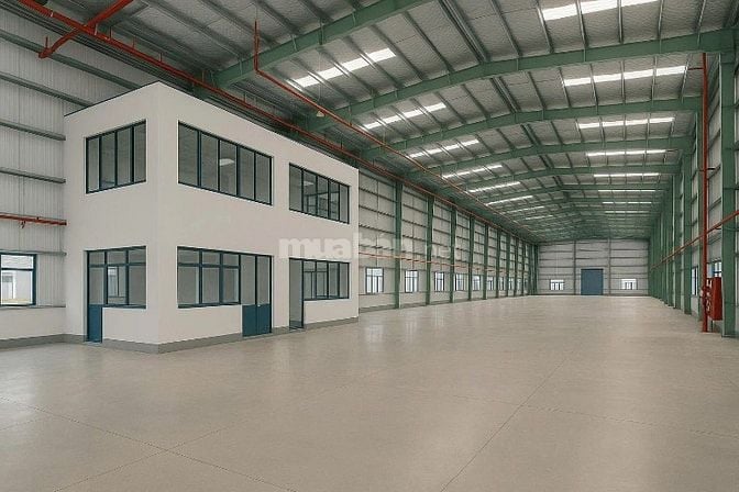 Cho thuê nhà xưởng KCN IDICO Hựu Thạnh,Long An,KV: 10.000m2,X: 6.730m2