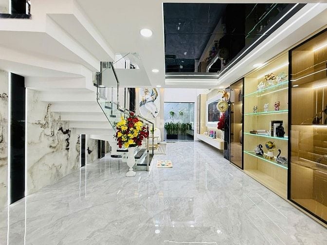 Nhà phố mới xây cạnh Emart2 4.4m x 14m 1 lững 3 lầu - sổ hồng 2025