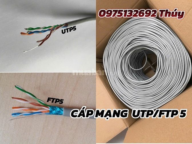  Cáp mạng UTP Cat5e, UTP Cat6 