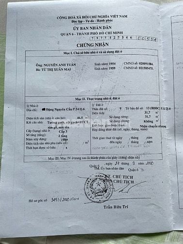 Bán nhà mặt tiền Đặng Nguyên Cẩn, P.14, Q.6 giá 11.5 tỷ