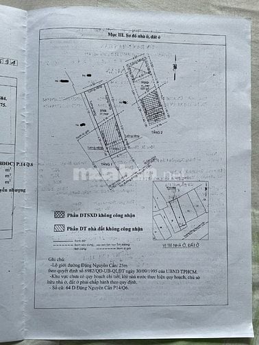Bán nhà mặt tiền Đặng Nguyên Cẩn, P.14, Q.6 giá 11.5 tỷ