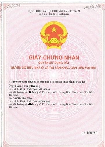 Bán nhà mặt tiền 8m Đường số 17, P.Bình Chiểu, Q.Thủ Đức giá 6.3 tỷ