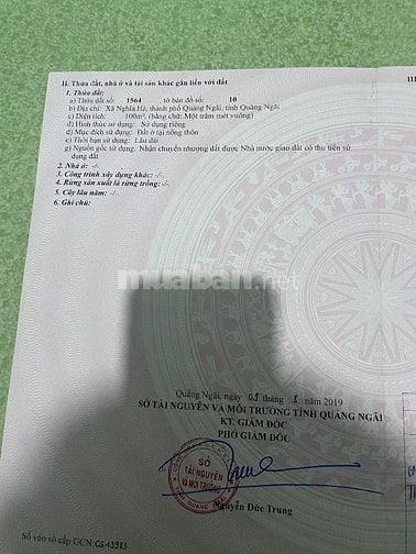 Bán lô đất nền đường 19.5m khu đô thị An Lộc Phát-TP Quảng Ngãi