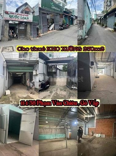 Cho Thuê nhà 114/ Phạm Văn Chiêu, P9, Gò Vấp_Diện tích: 250m2