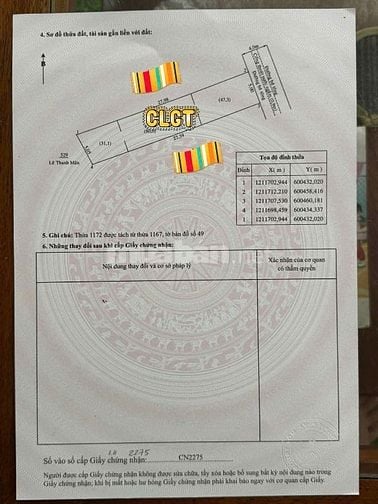 Bán Đất Hẻm 1059 Đường Lê Hồng Phong, P.Phú Thọ, Thủ Dầu Một, Bình Dươ