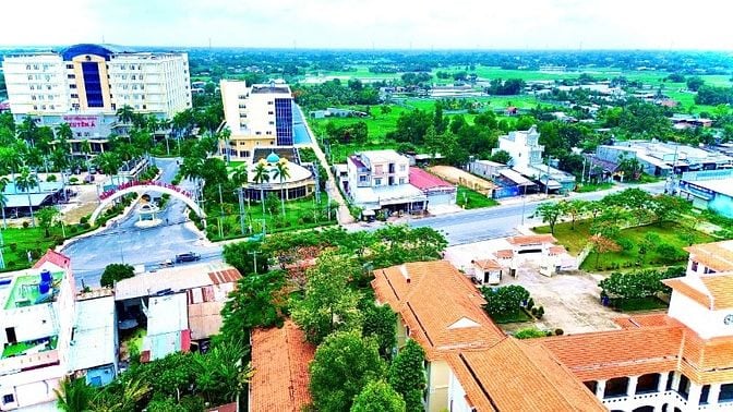 Nền đất 160m2 đối diện VinGroup - Sát trường học THPT Hậu Nghĩa SHR