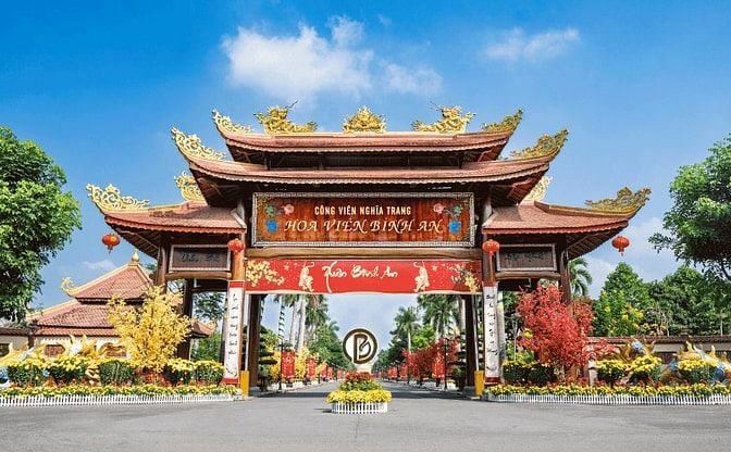 Đất mộ gia tộc - Hoa viên nghĩa trang Bình An - Long Thành, Đồng Nai