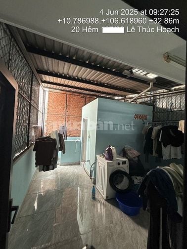 Cho thuê nhà hẻm 5m (XH) Lê Thúc Hoạch, P.P.Thọ Hòa, Q.T.Phú giá 10tr