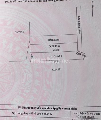 Bán đất 2 lô đôi Cẩm Thanh, Hội An