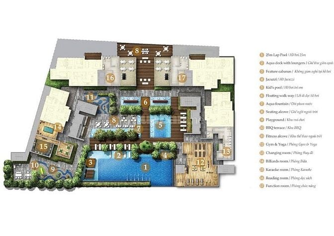 Cần bán Căn hộ tại The Nassim Thảo Điền 3 phòng ngủ tầng cao 133m2