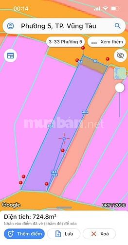 Bán đất mặt tiền Trần Phú View Biển Vũng Tàu giá 174 tỷ