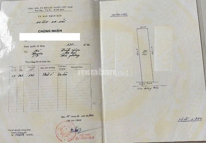 Nhà riêng tọa lạc tại Đường Hào Khê, Phường Lạch Tray, Ngô Quyền, Hải 
