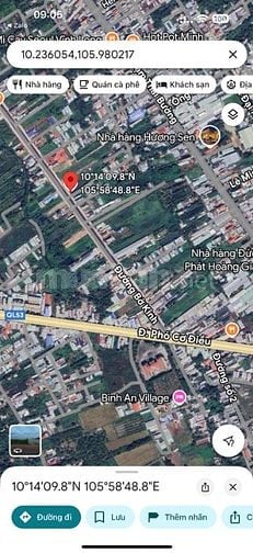 Chính chủ cần bán lô đất 913m2 đường Bờ Kinh, TP Vĩnh Long.