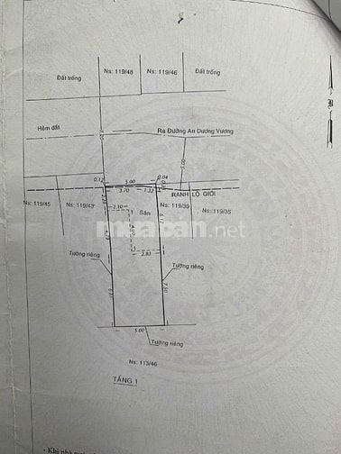 Bán nhà mặt tiền đường An Dương Vương, Phường An Lạc, Quận Bình Tân