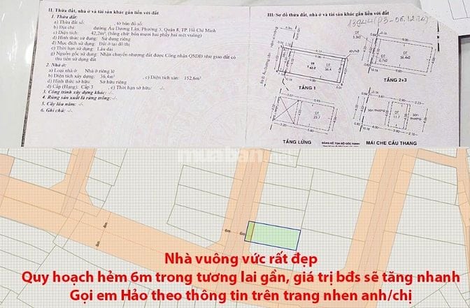 Bán Gấp Nhà 5 Lầu BTCT Hẻm Âu Dương Lân Q8 – Sát Mặt Tiền, Giá 6,9 Tỷ