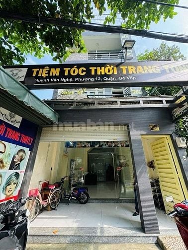 Nhà Mặt tiền đường DT:5x17m, kinh doanh Huỳnh Văn Nghệ, P12, Q.Gò Vấp.