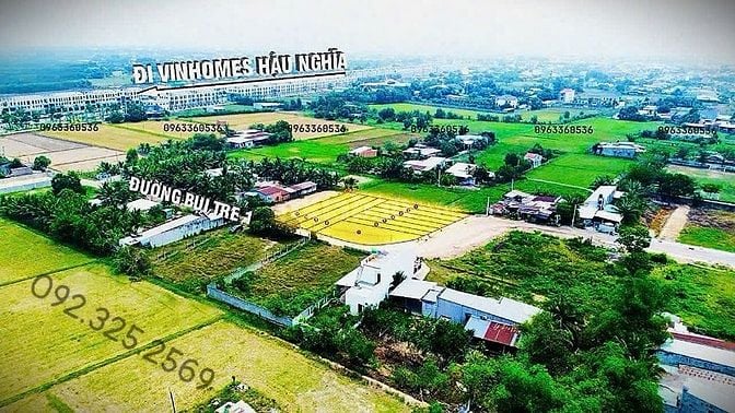 Lô đất gần Vinhome hậu nghĩa,sổ hồng riêng 