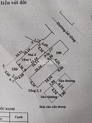 NHÀ BÂN  TÂN PHÚ TRUNG CỦ CHI 4 × 22