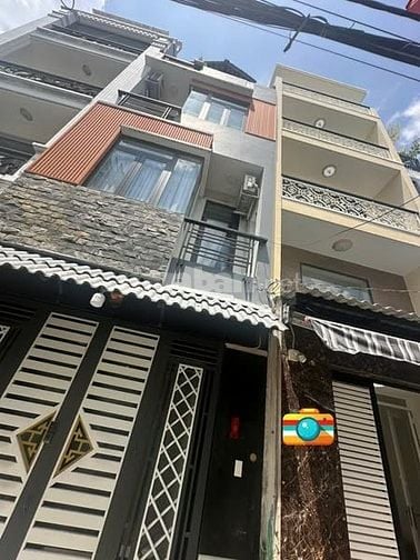 6,9 tỷ 4 tầng hẻm thẳng adl cách mt 100 mét dt đẹp 4x11 nhà mới ở liền