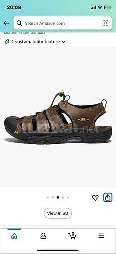 Sandal rọ, chống nước **keen newport H2 closed toe **