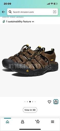 Sandal rọ, chống nước **keen newport H2 closed toe **