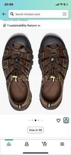 Sandal rọ, chống nước **keen newport H2 closed toe **