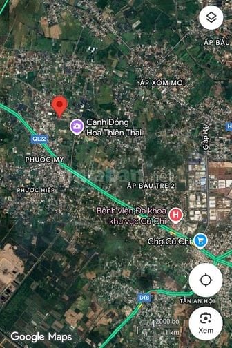 BÁN ĐẤT PHƯỚC HIỆP 154M² – 8M MT Đ.NGUYỄN THỊ NỊ – CHỈ 410 TRIỆU