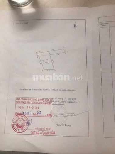 Chính chủ Cần bán chuyển đi nơi khác nhà trong ngõ phố vũ trọng phụng 