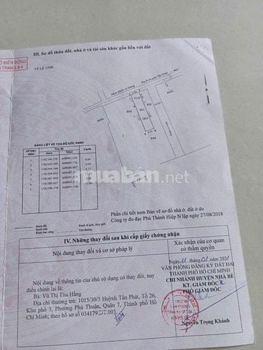 Bán lô đất mặt tiên hẻm Huỳnh Tấn Phát, NB, Dt 4 x18,3m. Giá  3,79 tỷ