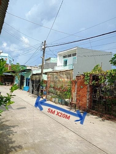 CHÍNH CHỦ BÁN ĐẤT THỔ CƯ 5x20 KHU DÂN CƯ HIỆN HỮU 