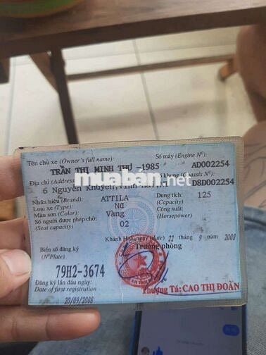 Cần bán xe Attila