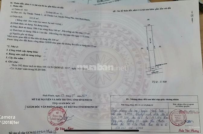 Đất Bình Phước mặt tiền đường xã sát khu dân cư lớn đang khảo sát xây 