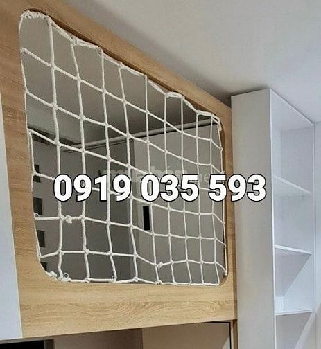 làm lưới an toàn giếng trời lưới giường tầng lưới bảo vệ lan can nhà