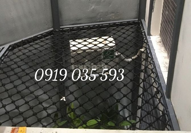 làm lưới an toàn giếng trời lưới giường tầng lưới bảo vệ lan can nhà