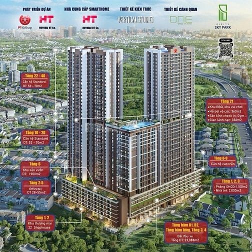 Mở bán dự án Picity Sky Park , Dĩ An , Bình Dương . Gía 380tr sở hữu