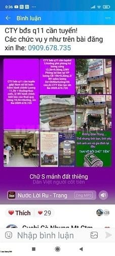 CẦN TUYỂN GẤP: NAM/NỮ NHÂN VIÊN PHÒNG KINH DOANH