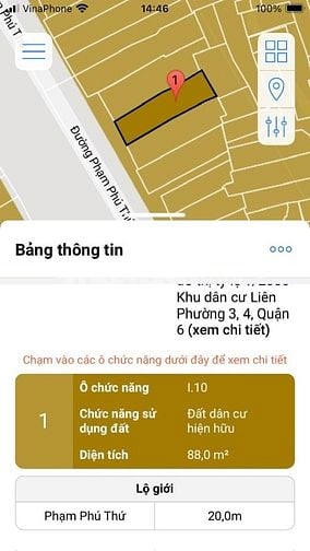 🌷 🌷 🌷 BÁN NHÀ MẶT TIỀN : 92 PHẠM PHÚ THỨ - P. 3 - Q. 6 - TPHCM
