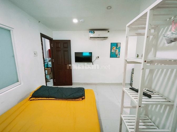 Phòng 16m2-4,3tr, cửa sổ, kệ bếp, full nội thất, thang máy, 24/24 
