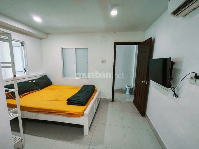 Phòng 16m2-4,3tr, cửa sổ, kệ bếp, full nội thất, thang máy, 24/24 
