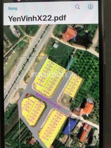 đất đấu giá Yên Vinh-Thanh Lâm-Mê Linh
