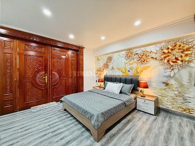 Siêu phẩm DT:5x19m 5 Lầu THANG MÁY hẻm 8m Nguyễn Văn Khối, P8, Q.G
