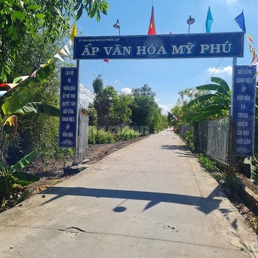 🔥 CHÍNH CHỦ BÁN GẤP LÔ ĐẤT 6M NGANG, GIÁ CHỈ 80 TRIỆU/M – ẤP MỸ PHÚ, 