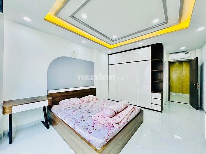 Bán nhà mới rẻ đẹp 4 tầng hxh (4x10) 448/14 QUANG TRUNG p10 Gò Vấp 