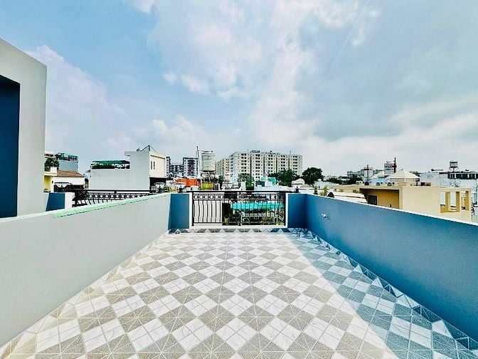Bán nhà mới rẻ đẹp 4 tầng hxh (4x10) 448/14 QUANG TRUNG p10 Gò Vấp 